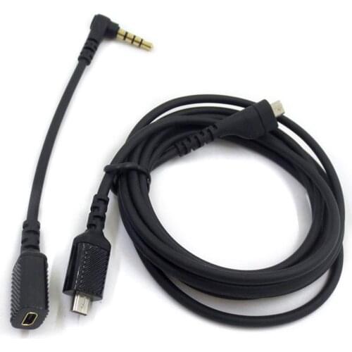 Brand New Replacement Sound Card Extension Cords Audio- Cables For Steel-Series Arctis 3/5/7 Pro Gaming Headphone