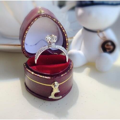 18k White Gold Round Cut 0508carat IJ VS Natural Diamond Engagement Ring side Stone 0.365ctw Real Diamond Fine Ring