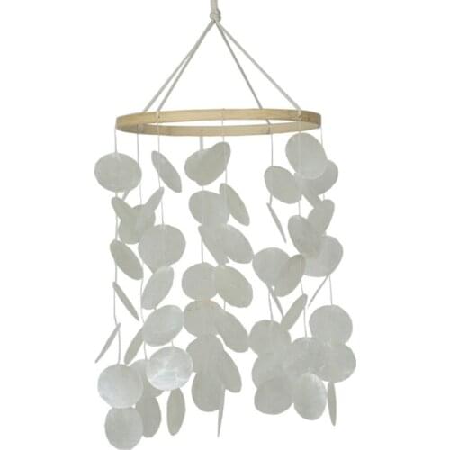 Natural Shells Wind Chime Bedroom Balcony Room Ornament Outdoor Garden Decorations Creative Birthday Gift