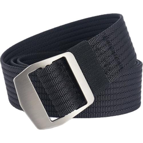 Casual Mens Belts Alloy Buckle Wearable Nylon Tactical Belt For Jeans Pants Male Comfortable Canvas Work Belts Adjustable New