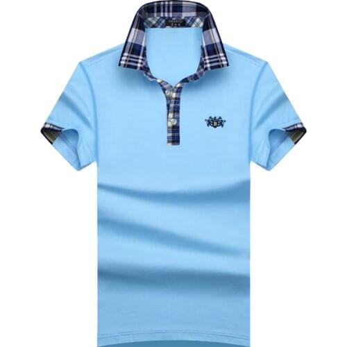 SHABIQI Classic Brand Men shirt Men Polo Shirt Men Short Sleeve Polos Shirt Cotton & Breathable Polo Shirt Plus Size S-10XL