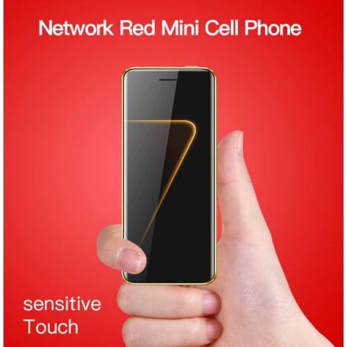Touch Key Ultra Thin Cellphone Luxury Design Bluetooth Dialer Anti-lost Dual SIM Mini Mobile Phone Camera 3.5mm Headphone Jack