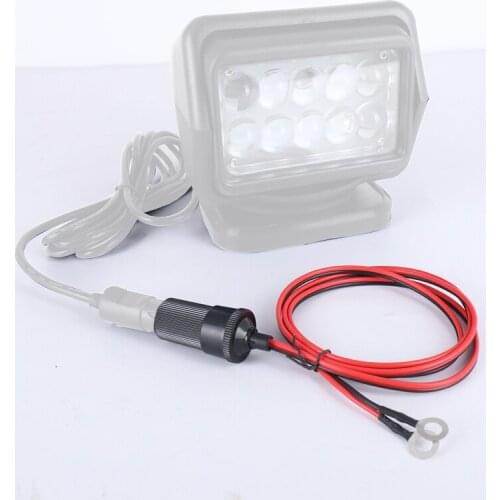 1.5 meters Positive Negative wire 12 to 24V DC voltage LED searchlight dedicated cigarette lighter extension wire