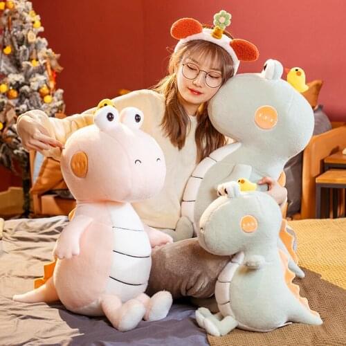 40-60cm Cute Cartoon Dinosaur Crocodile Plush Toys Stuffed Soft Lovely Animals Pillow Dolls For Kids Girls Birthday Gifts