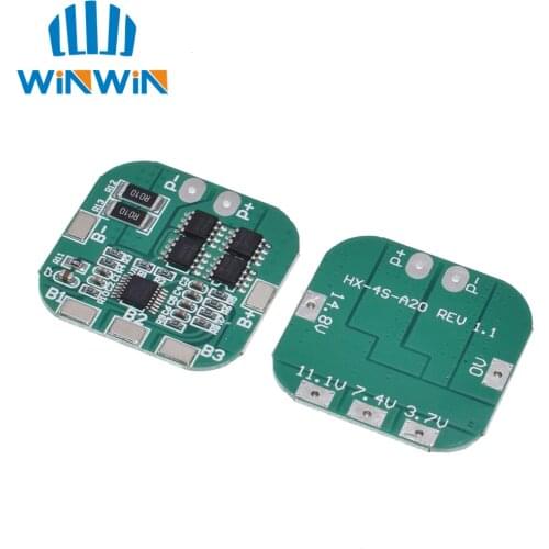 4S 14.8V / 16.8V 20A peak li-ion BMS PCM battery protection board bms pcm for lithium LicoO2 Limn2O4 18650 li battery