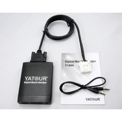 Yatour Yt-m06 car Audio for Mazda 2 3 5 6 MPV CX7 Tribute Mp3 Player USB Adapter MP3 AUX Bluetooth interface Digital CD Changer