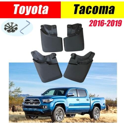 Mud flaps for Toyota Tacoma Fender Mudguards Mud flap splash Guard tacoma Fenders car accessories auto styline Front Rear 4 pcs