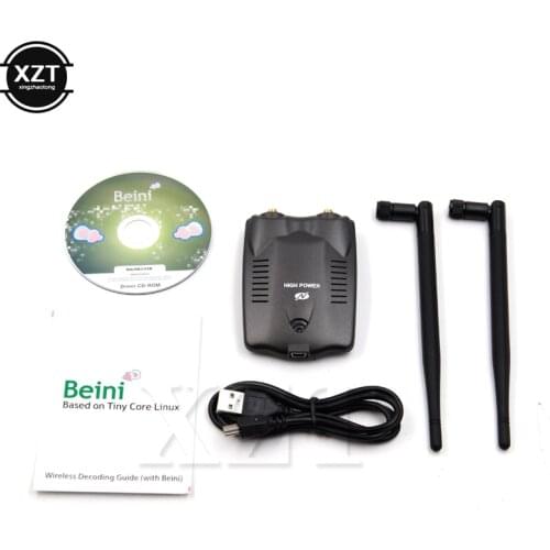 BT-N9100 Beini USB Wifi Adapter Wireless Network Card RTL8192FU High Power 3000mW Dual Antenna Free Internet for Win