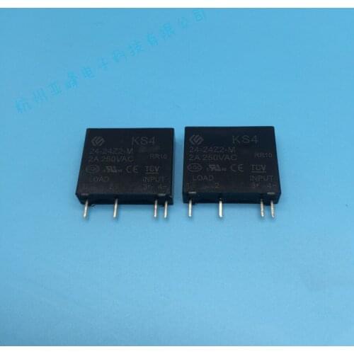 KS4-24-24Z2-M input 24VDC output 2A 250V HFS4-24D-0M relays