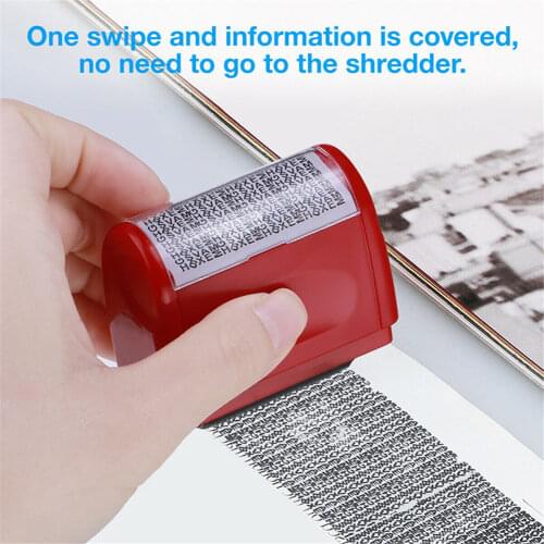 HOT Identity Theft Protection Roller Stamp Guard Your ID Privacy Confidential Data Plastic NDS