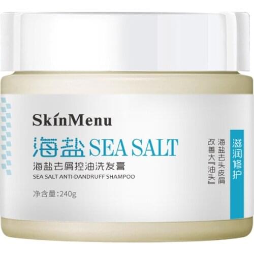 Sea Salt Anti-Dandruff Shampoo Cream Relieve Itching Control Oil Hair Shampoos Hair Care @ME88