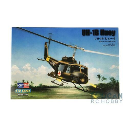 Trumpeter 87228 1/72 Scale US Army UH-1B Iroquois Huey Helicopter Plane Model TH06270-SMT2