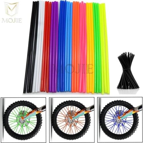 Motorcycle Rim Wheel Spoke Skins Dirt Bike Enduro Off Road For Yamaha YZF T-MAX VMAX KAWASAKI NINJA ER6N ER6F Z750 Z800 Z900 RS