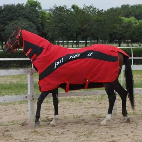 New Winter Waterproof Fabric With Thickened Cotton And Neck Cold And Rainproof Comfortable And Breathable Horse Rugs