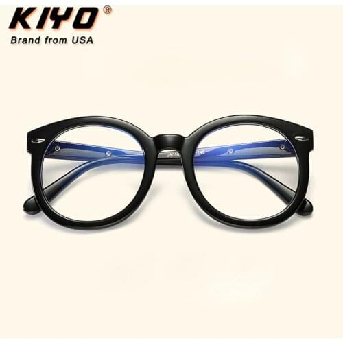 KIYO Brand 2020 New Women Men Fashion Anti Blue Light Optical Frame PC Eyeglasses Frames Oval Spectacles Glasses 28050