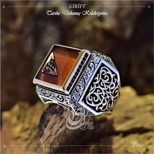 GRİFT ÖZELLEŞTİRİLMİŞ GÜMÜŞ YÜZÜK