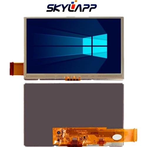 Original 4.3"inch Touchscreen for Car Navigator LMS430HF09-003 Complete LCD display Digitizer screen touch panel Free shipping