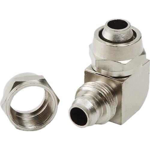 All copper quick twist joint PV-4 PV-6 PV-8 PV-10 PV-12 PV-14 PV-16mm trachea right angle pneumatic quick joint