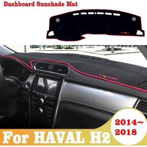 Anti-Slip Mat For HAVAL H2 2014 2015 2016 2017 2018 Dashboard Cover Pad Sunshade Dashmat Carpet Anti-UV Car Accessories Rug