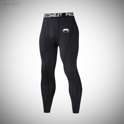 Gym Fitness Men Sports Running Tights Compression Pants Training Leggings Mens Cycling Base Trousers Mallas Deporte Hombre Yoga