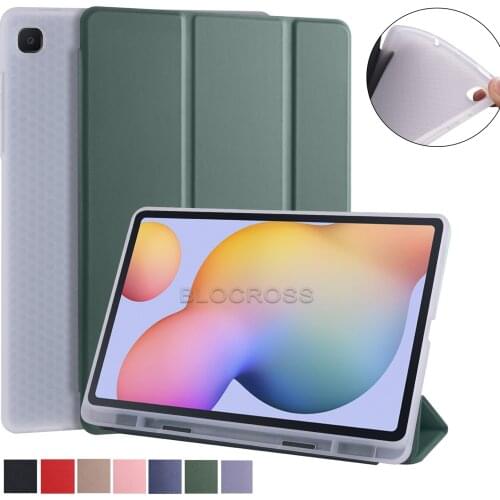 Smart Folio Case Samsung Galaxy Tab S6 10.4'' 2020 Magnetic Trifold Stand Case Cover For Galaxy Tab S6 Lite SM-P610 P615 Shell