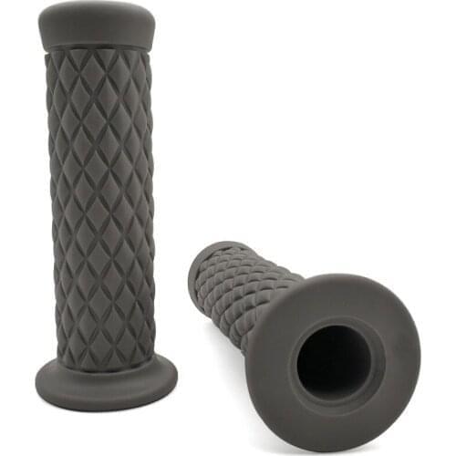 Universal classic 24MM 22MM Rubber Handle Motorcycle Handlebar For Honda Black SpiRit NC750S NC750X CB1100 CBF1000