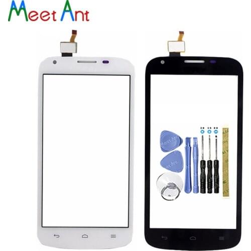 High Quality 5.0" For Huawei Ascend Y600 Touch Screen Digitizer Sensor Outer Glass Lens Panel Black White