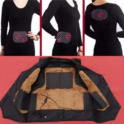 2018 Clothes Heating Pad 3-in-1 USB Electric Heating Pads 3 Gear Adjustable Carbon Fiber Heated Clothes Pad Fishing Combinations