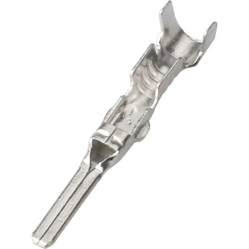 50pcs 1.8 Series car plug-in Jack spring copper plated tin junction terminal DJ 611F-1 .8 Aa2