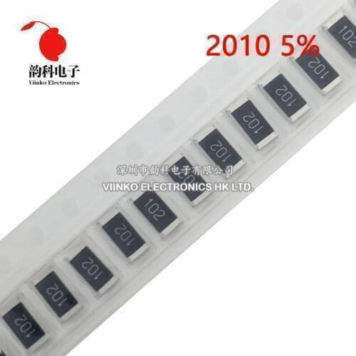 50pcs 2010 5% SMD resistor 3/4W 0R 1R 1.1R 1.2R 1.3R 1.5R 1.6R 1.8R 2R 2.2R 2.4R 0 1 1.1 1.2 1.3 1.5 1.6 1.8 2 2.2 2.4 ohm