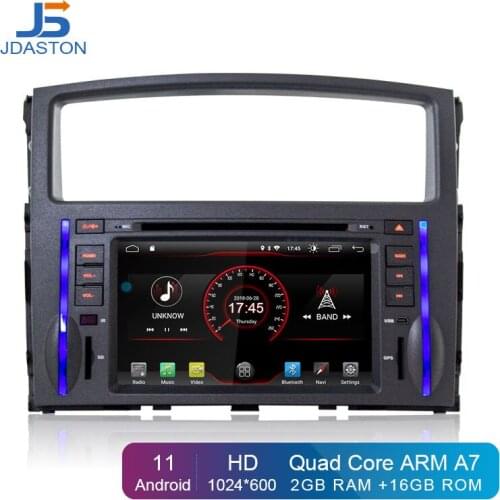 JDASTON Android 10.0 Car DVD Player For Mitsubishi Pajero V97 V93 2006-2011 Multimedia GPS Navigation 2 Din Car Radio IPS Stereo