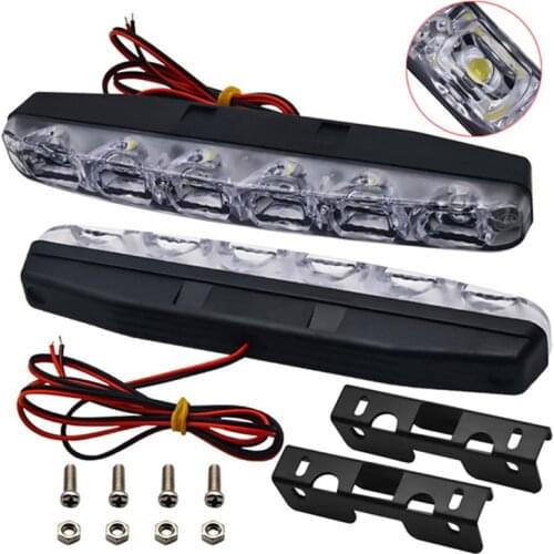 2pcs DC12V DRL Daytime Running Lights Car-styling Fog DRL Daytime Lamp For Car Accessories