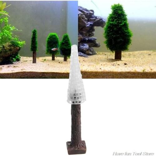 Simulation Xmas Moss Christmas Tree Plant Grow Aquarium Tank Landscape Decor New F17 21 Dropshipping