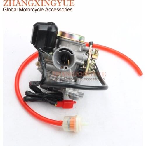 PD18J carburetor for Znen A9 50 BN139QMB B08 Elegance F22 F35 F9 Falcon3 50CC ZN50QT-15A/D/3/32A/8B GY6 50 139QMB/139QMA 4T
