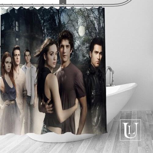 Best Nice Custom Teen Wolf Shower Curtain Personalized pattern Bath Curtain Waterproof Fabric For Bathroom more size