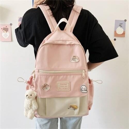 2021 New Anti-theft Backpack School Bags students women Backbag Travel Daypacks Male Leisure Backpack pink lovely bags for kids
