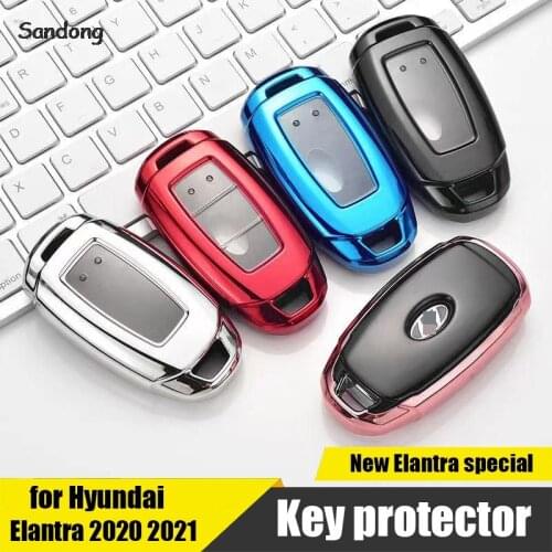 New car smart key modification protective shell special protective cover for Hyundai Elantra Avante CN7 2020 2021