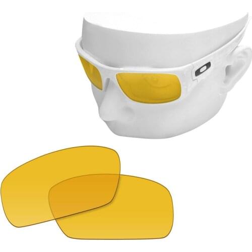 OOWLIT Replacement Lenses of HD Yellow for-Oakley Crankshaft OO9239 Sunglasses