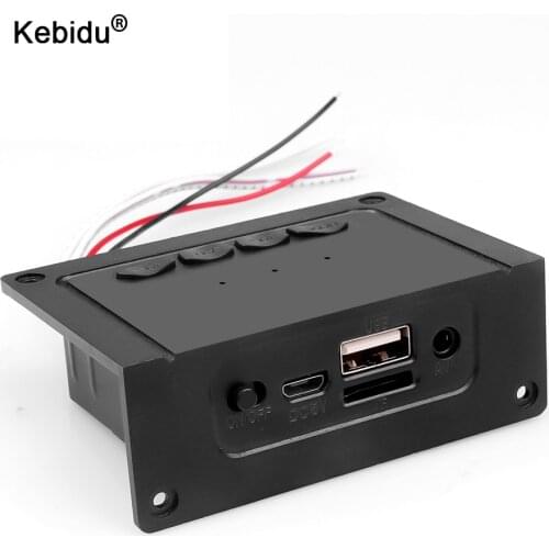 5V Mini MP3 Decoder Board Bluetooth 5.0 Support Call Handsfree Decoding Module MP3 WAV AUX TF Card USB With 2*5W Amplifier