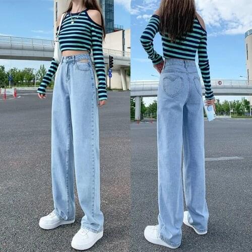 Qpipsd Women's Straight Jeans