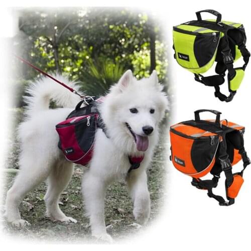 Dog Bag Reflective Strip Travel Backpack Dog Accessories Weight Training Dog Carrier Bags for Small Dogs Travel Accessories