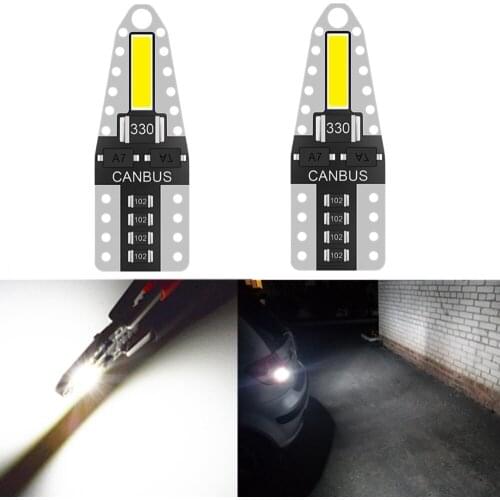 T10 LED Bulbs For BMW E90 e91 E60 e39 f10 f20 f30 e36 x3 e83 White 168 501 W5W LED Lamp T10 Wedge Car Interior Lights 12V 6000K
