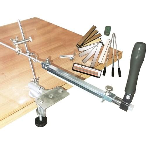 New knife sharpener with No backlash Hinge and hook fixed angle sharpener diamond bar whetstone