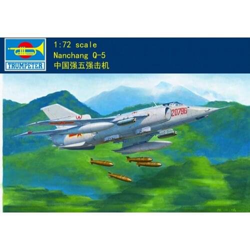 Trumpeter 01686 1/72 Chinses PLA Nanchang Q-5 Attack Aircraft Assembly Model Kit