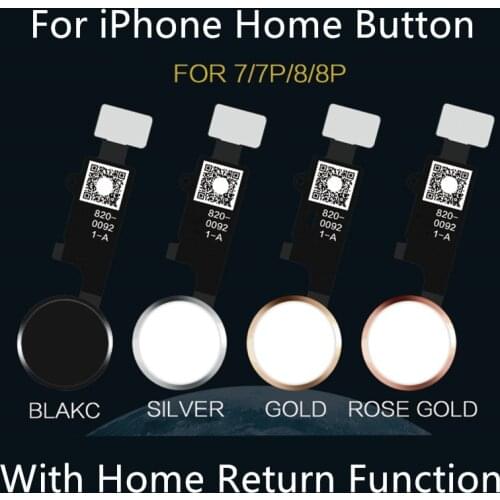 For iPhone 7 8 Universal Home Button Flex With Cable Return Home Function For iPhone 7 Plus 8Plus