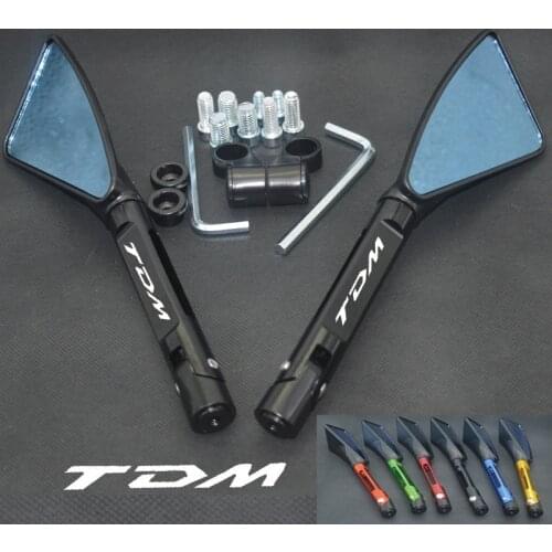 Universal Motorcycle mirror CNC side Rearview For Yamaha TDM900 TDM 850