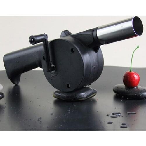 Outdoor Barbecue Fan Hand-cranked Air Blower Fast Fire Starter Portable BBQ Grill Fire Bellows Tools Picnic Camping Accessories