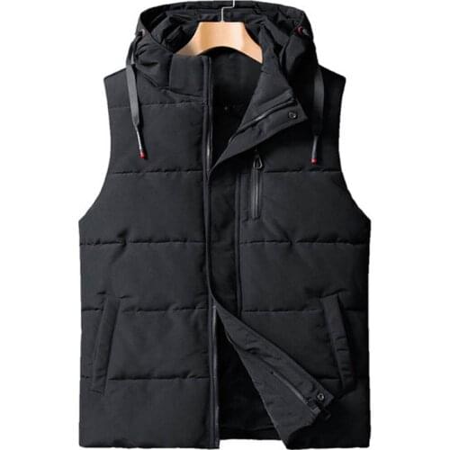 Winter warm cotton vest men plus size bust 150cm 5XL 6XL 7XL 8XL 9XL thick vest