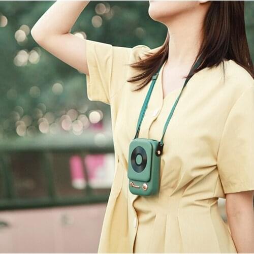 2021 Xiaomi Youpin Mini Portable Neck Fan for Outdoor Travel Room Air Cooler USB Rechargeable Desktop Summer Cooling Fan