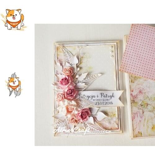 3PCS Leaves Series Metal Cutting Dies Scrapbooking Stencil Decorative Craft Embossing Die Cuts Card Making New Dies For 2019